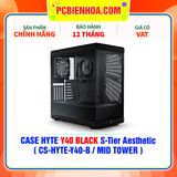  CASE HYTE Y40 BLACK S-Tier Aesthetic - SẴN DÂY RISER PCIe 4.0 & 2 FAN 12CM ( CS-HYTE-Y40-B / MID TOWER ) 