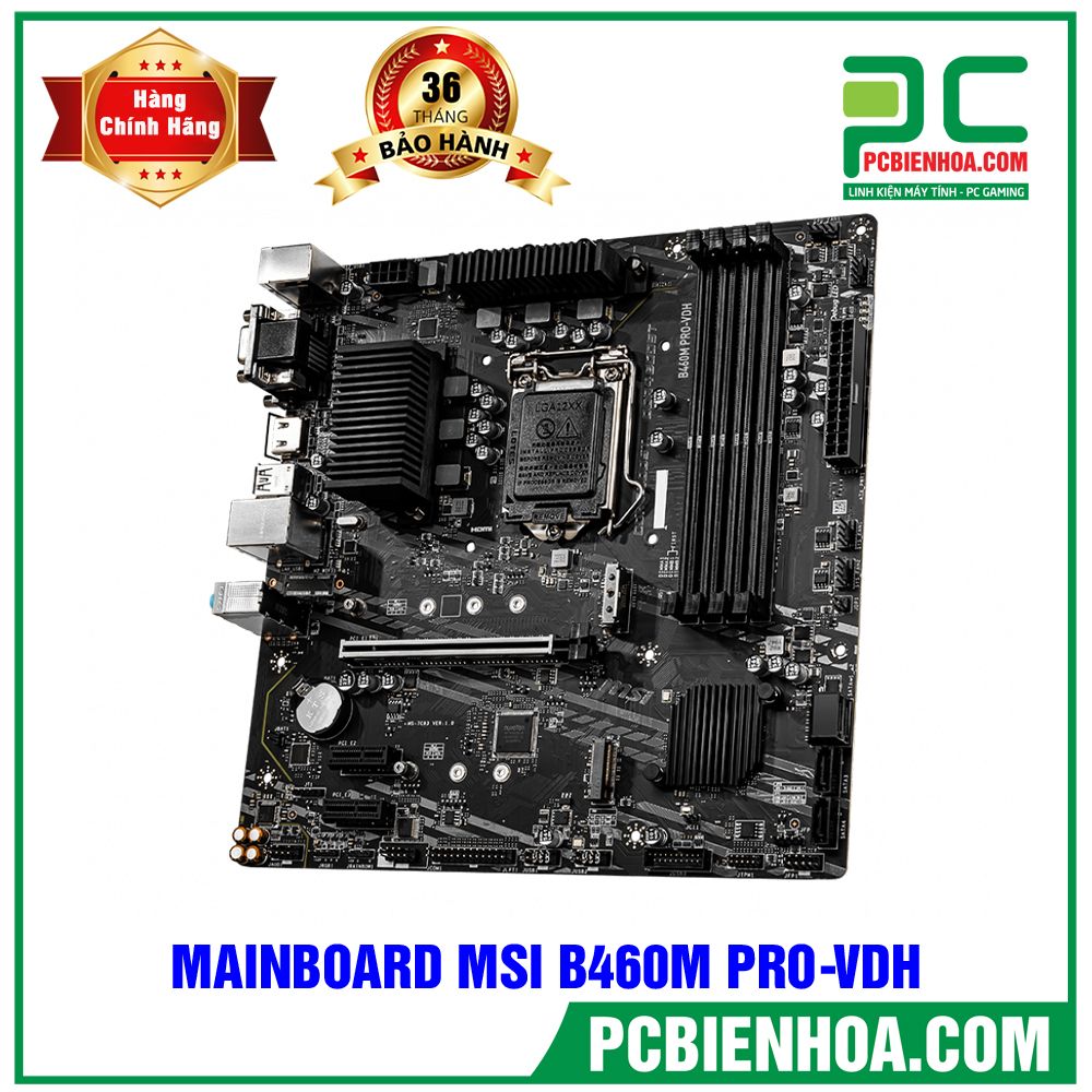 MAINBOARD MSI B460M PRO-VDH ( LGA1200 / M-ATX / 4xDDR4 )