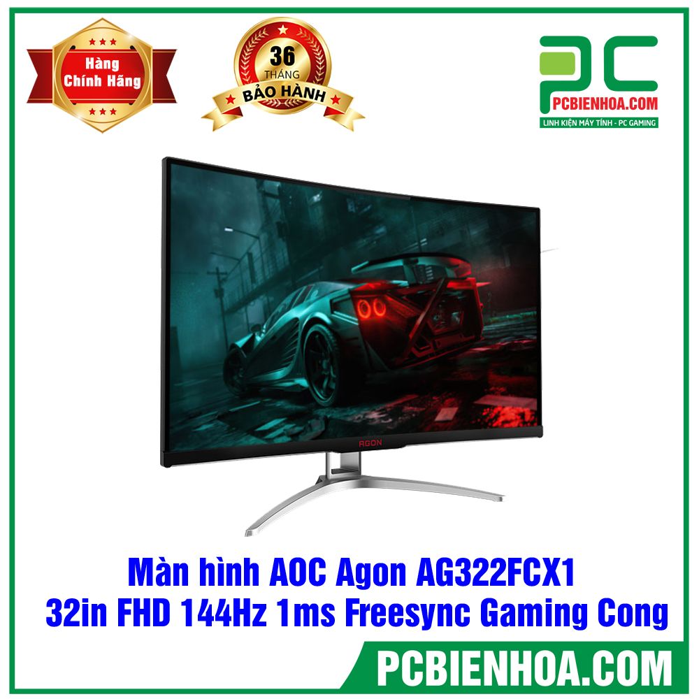 Màn hình Cong AOC Agon AG322FCX1 32in FHD 144Hz 1ms Freesync Gaming