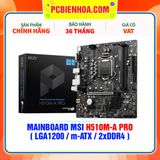  MAINBOARD MSI H510M-A PRO ( LGA1200 / m-ATX / 2xDDR4 ) 