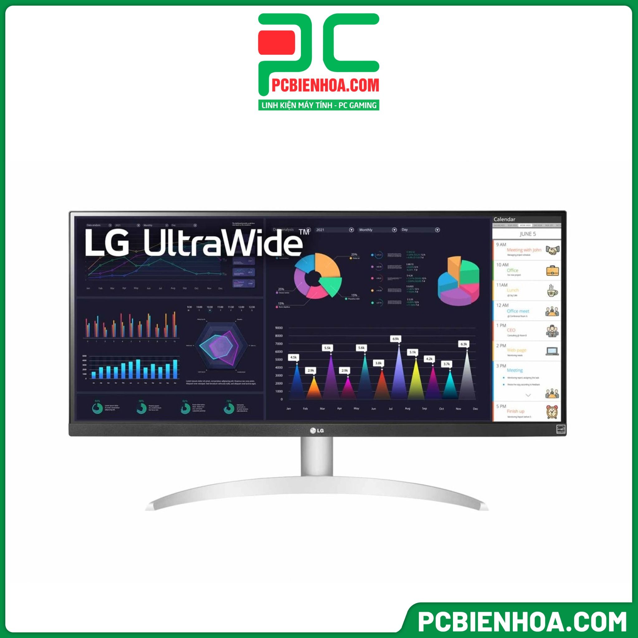 MÀN HÌNH LG UltraWide 29WQ600-W - 29in UWHD IPS 100Hz 5ms ( DP / HDMI )