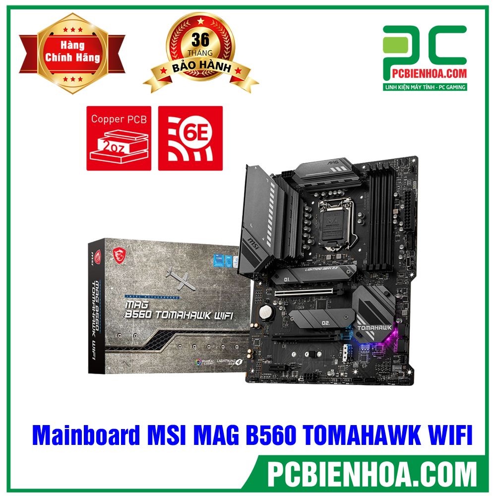 Mainboard MSI MAG B560 TOMAHAWK WIFI ( AM4 / ATX / 4xDDR4 )