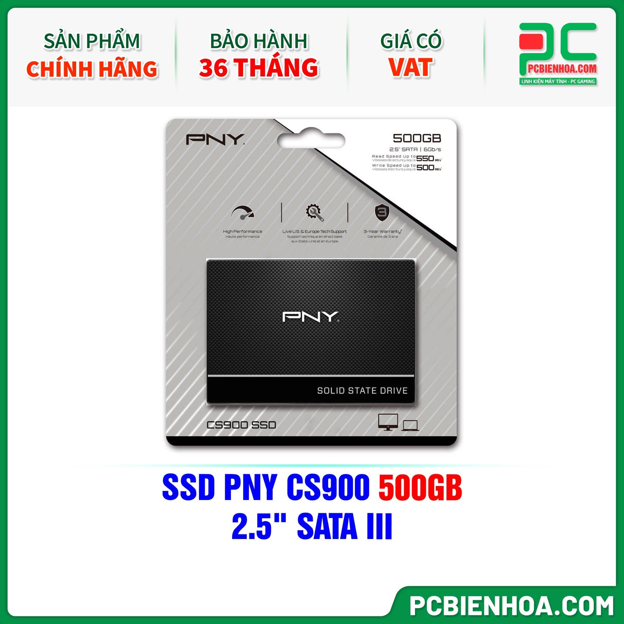 SSD PNY CS900 500GB - 2.5