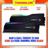  RAM G.SKILL TRIDENT Z5 RGB 32GB (2x16GB) 6000MHz DDR5 BLACK (INTEL XMP) (F5-6000J3238F16GX2-TZ5RK) 