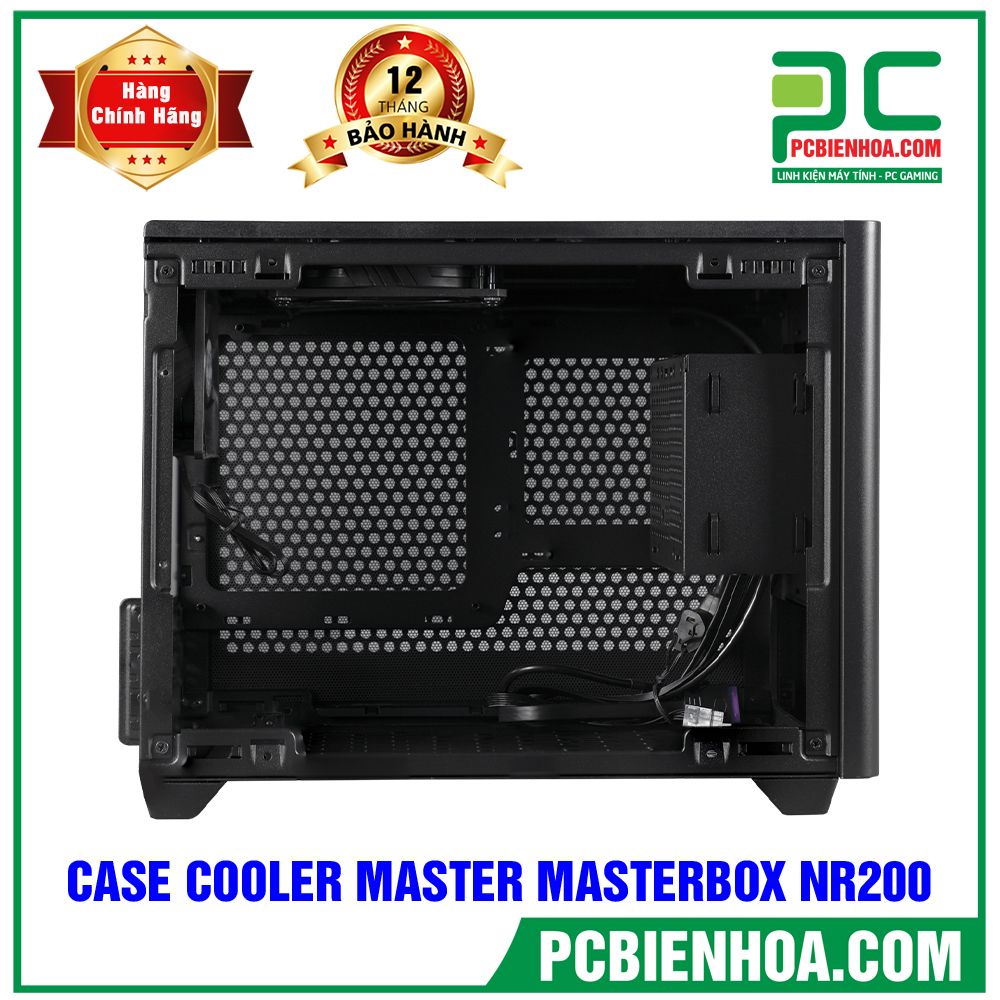 CASE COOLER MASTER MASTERBOX NR200 MINI ITX (BLACK) (LƯỚI KIM LOẠI)