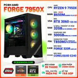  PCBH AMD FORGE RYZEN 9 7950X / B650M / RTX3060 12GB / 32GB DDR5 / 500GB 