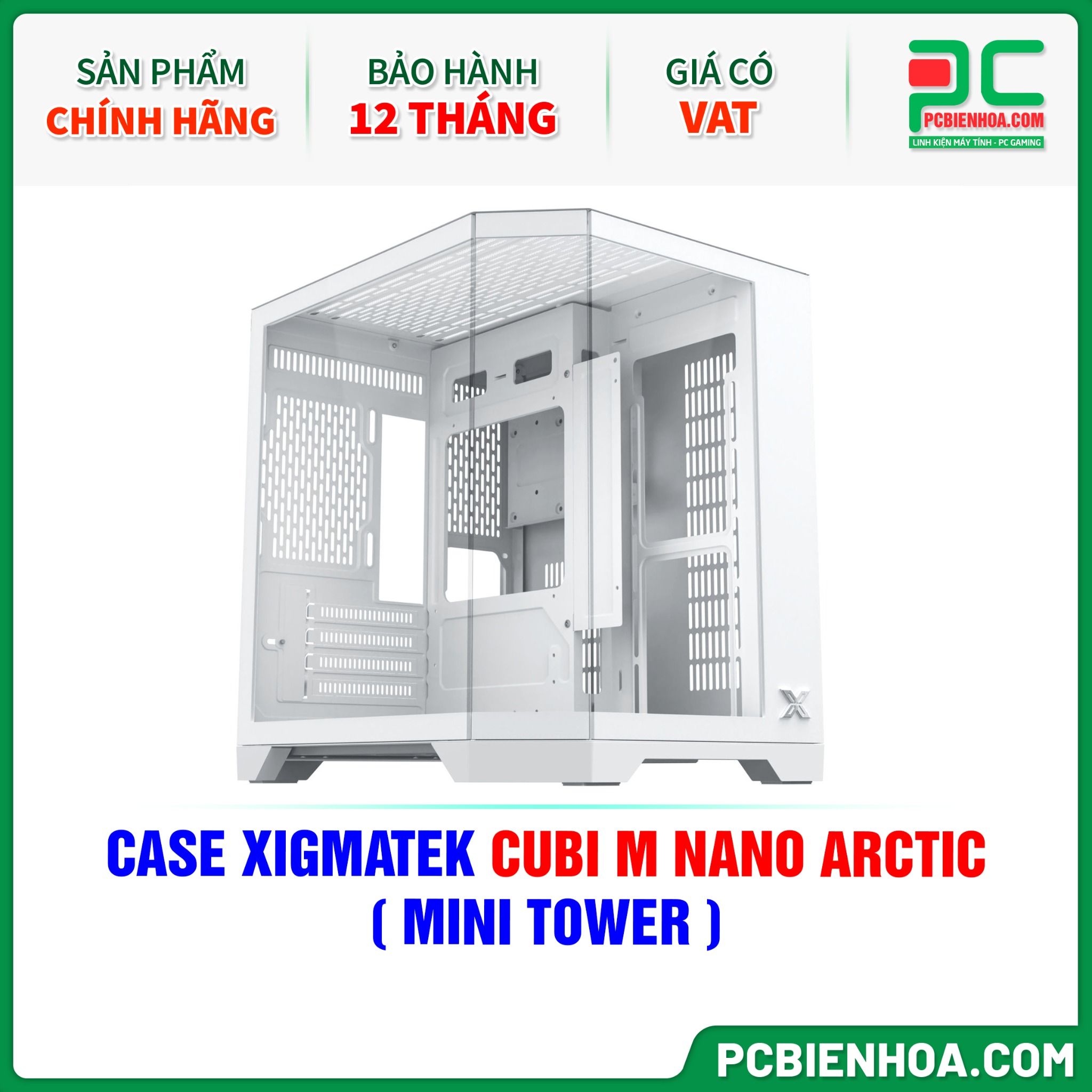 CASE XIGMATEK CUBI M NANO ARCTIC ( MINI TOWER - EN44960 )