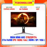  MÀN HÌNH AOC 27G2SP/74 27in FullHD IPS 165Hz 1ms ( HDMI / DP / VGA ) 