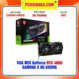  VGA MSI GeForce RTX 4060 GAMING X 8G GDDR6 