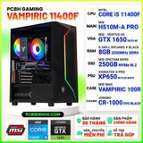  PCBH GAMING VAMPIRIC CORE i5 11400F / H510M / GTX1650 4GB / 8GB / 250GB 