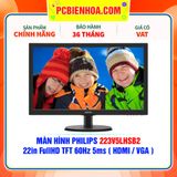  MÀN HÌNH PHILIPS 223V5LHSB2 22in FullHD TFT 60Hz 5ms ( HDMI / VGA ) 