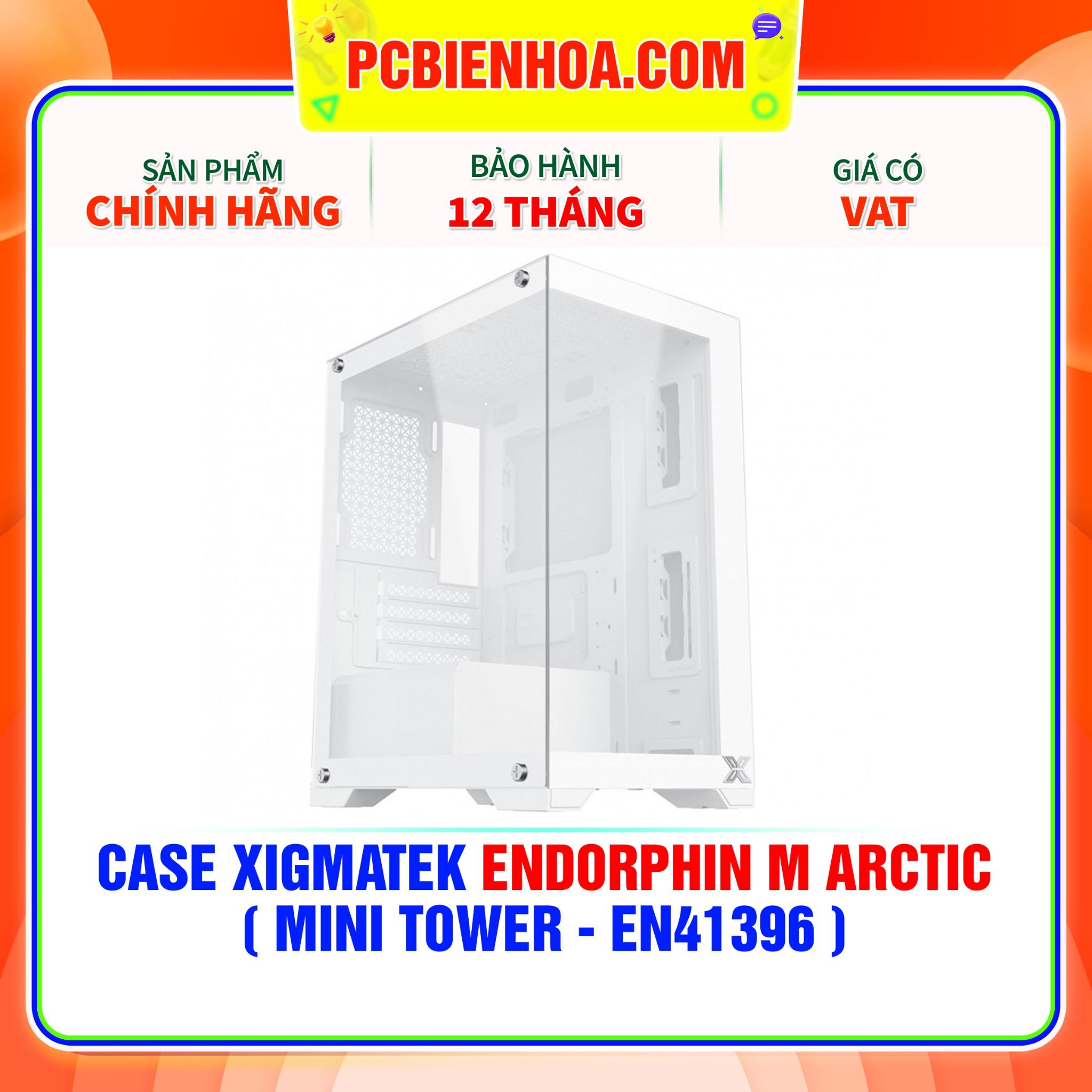 CASE XIGMATEK ENDORPHIN M ARCTIC ( MINI TOWER - EN41396 ) 