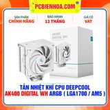  TẢN NHIỆT KHÍ CPU DEEPCOOL AK400 DIGITAL WH MÀU TRẮNG - LED ARGB ( HỖ TRỢ SOCKET LGA1700 / AM5 ) 