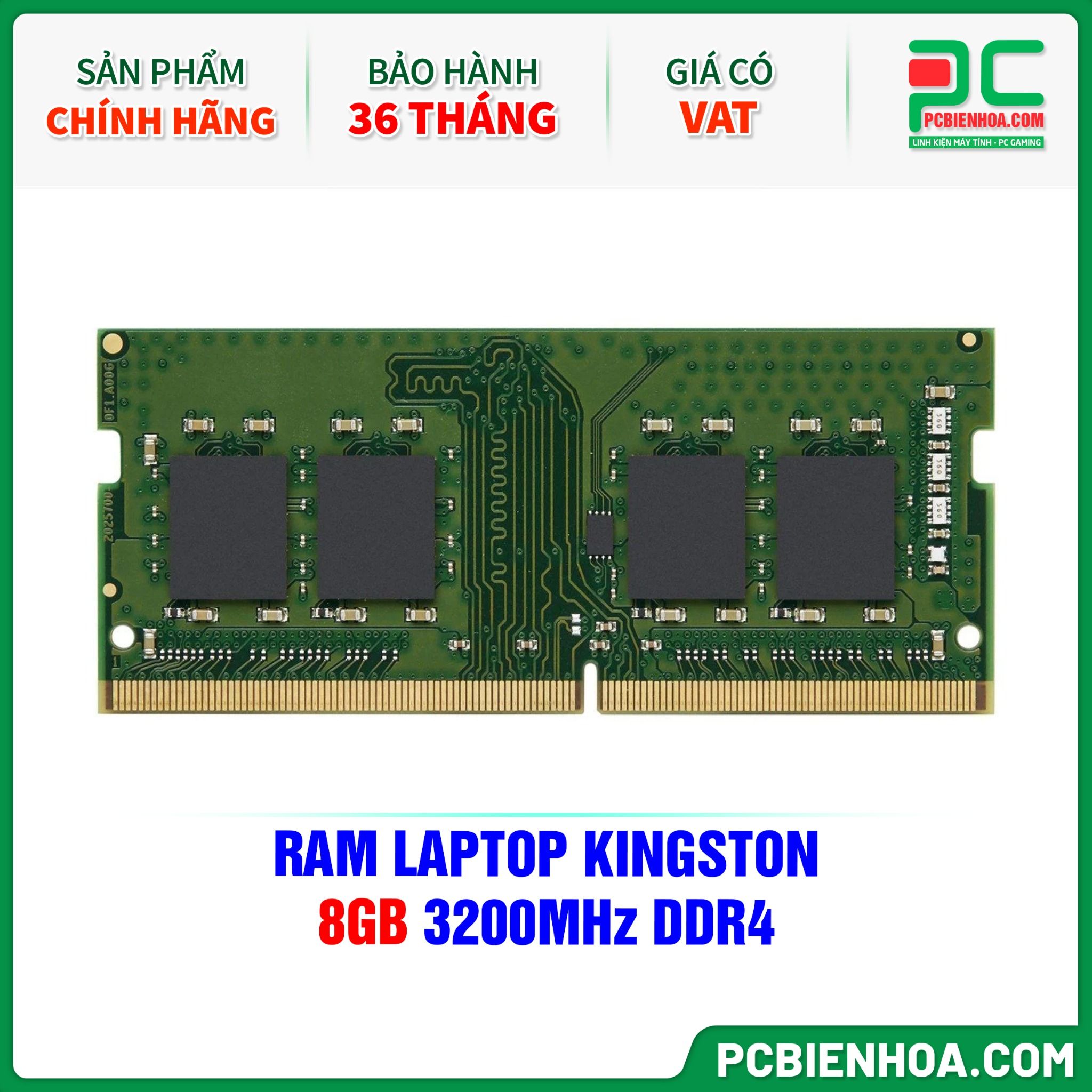 RAM LAPTOP KINGSTON - 8GB 3200MHz DDR4