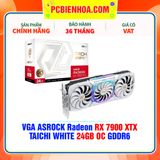  VGA ASRock Radeon RX 7900 XTX TAICHI WHITE 24GB OC GDDR6 ( RX7900XTX TCW 24GO ) 