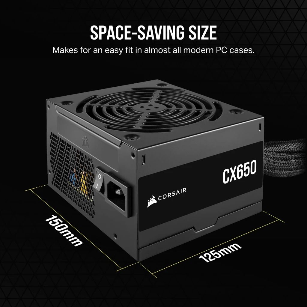  NGUỒN CORSAIR CX650 - 650W ( 80PLUS BRONZE ) 