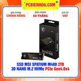  SSD MSI SPATIUM M480 2TB - 3D NAND M.2 NVMe PCIe Gen4.0x4 