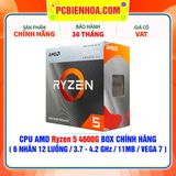  CPU AMD Ryzen 5 4600G BOX CHÍNH HÃNG ( 6 NHÂN 12 LUỒNG / 3.7 - 4.2 GHz / 11MB / VEGA 7 ) 