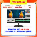  MÀN HÌNH AOC 24B2H2/74 24in FullHD IPS 100Hz 4ms ( HDMI ) 