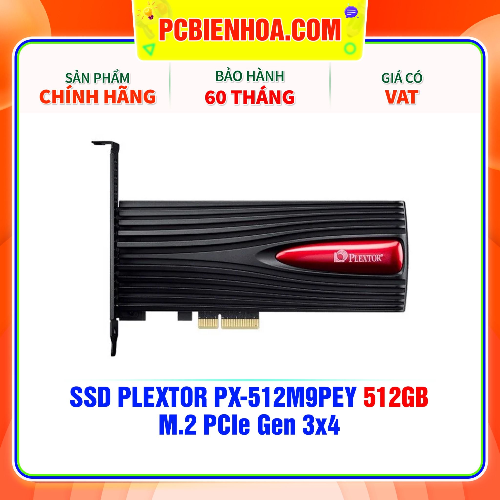  SSD PLEXTOR PX-512M9PEY 512GB - M.2 PCIe Gen 3x4 