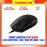  CHUỘT LOGITECH G102 BLACK ( LED LIGHTSYNC / USB / MAX DPI 8000 / 1ms ) 