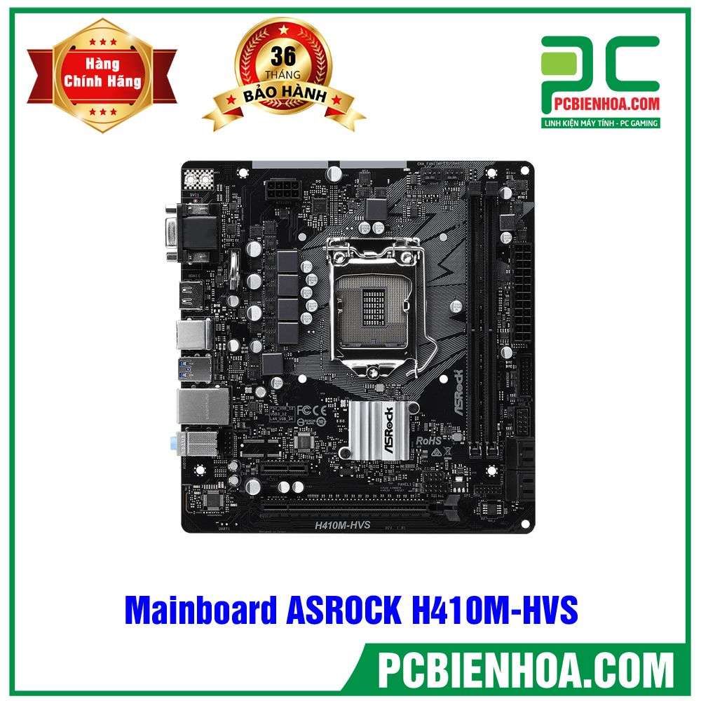 Mainboard ASROCK H410M-HVS ( LGA1200 / M-ATX / 2xDDR4 )