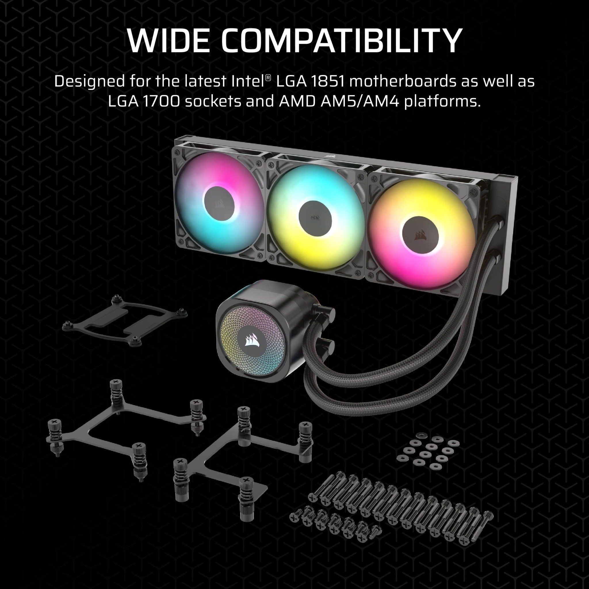 TẢN NHIỆT NƯỚC AIO CORSAIR NAUTILUS 360 RS ARGB ( HỖ TRỢ SOCKET LGA1700|1851 / AM5 )