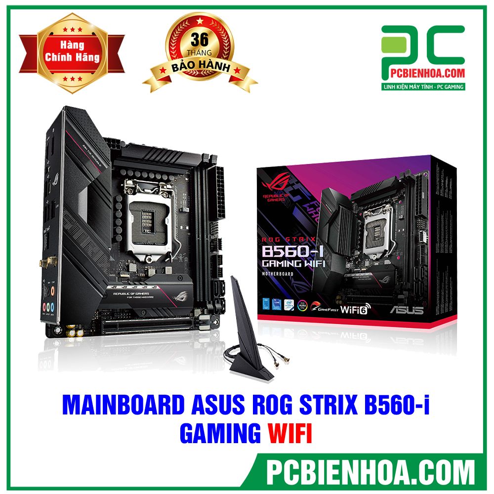 Mainboard ASUS ROG STRIX B560-I GAMING WIFI ( LGA1200 / MINI-ITX / 2xDDR4 ) (LIÊN HỆ ĐẶT HÀNG)