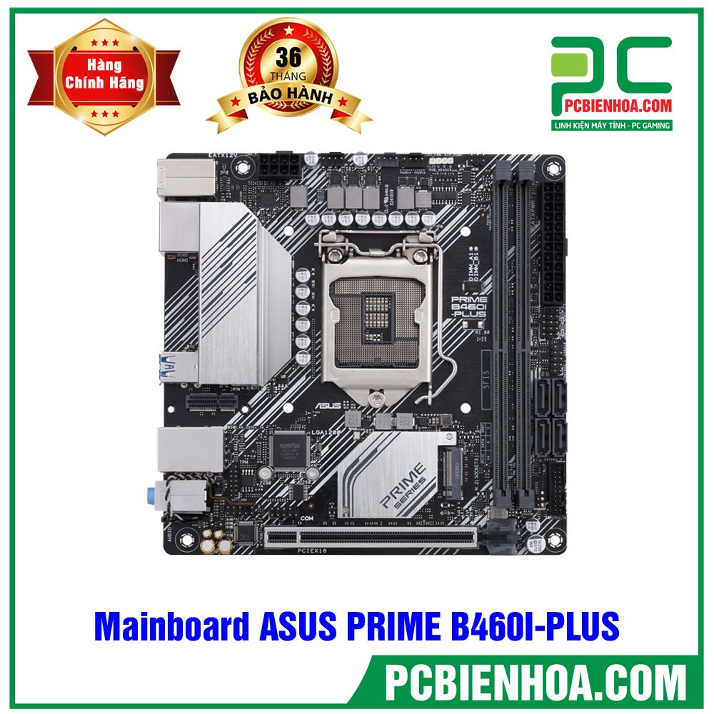 Mainboard Asus PRIME B460I-PLUS ( LGA1200 / MINI-ITX / 2xDDR4 )