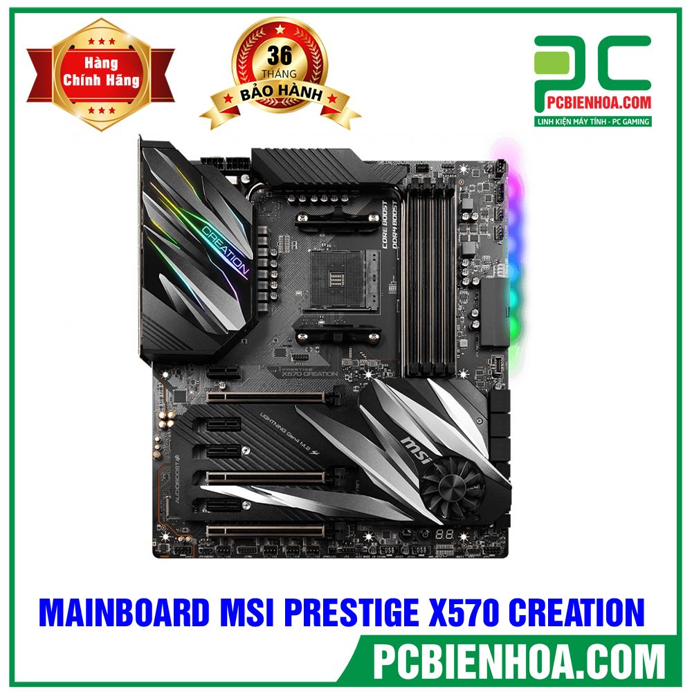 MAINBOARD MSI PRESTIGE X570 CRATION ( AM4 / E-ATX / 4xDDR4 )