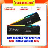  RAM KINGSTON FURY BEAST RGB 16GB (2x8GB) 6000MHz DDR5 ( KF560C40BBAK2-16 ) 