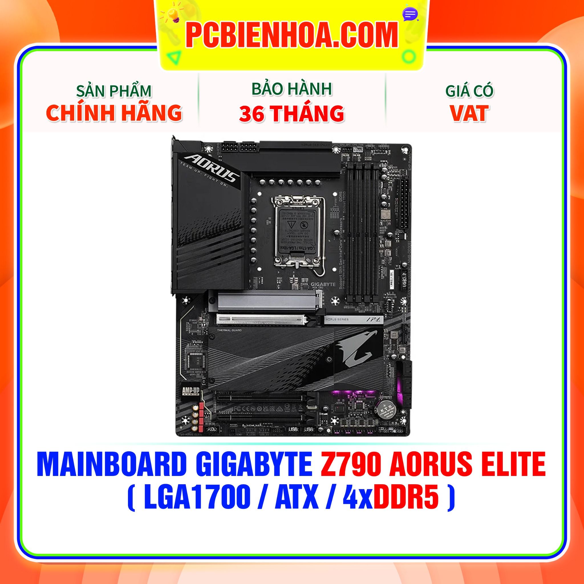  DDR5 - MAINBOARD GIGABYTE Z790 AORUS ELITE ( LGA1700 / ATX / 4xDDR5 ) 