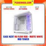  CASE NZXT H6 FLOW RGB - MATTE WHITE  ( MID TOWER ) 