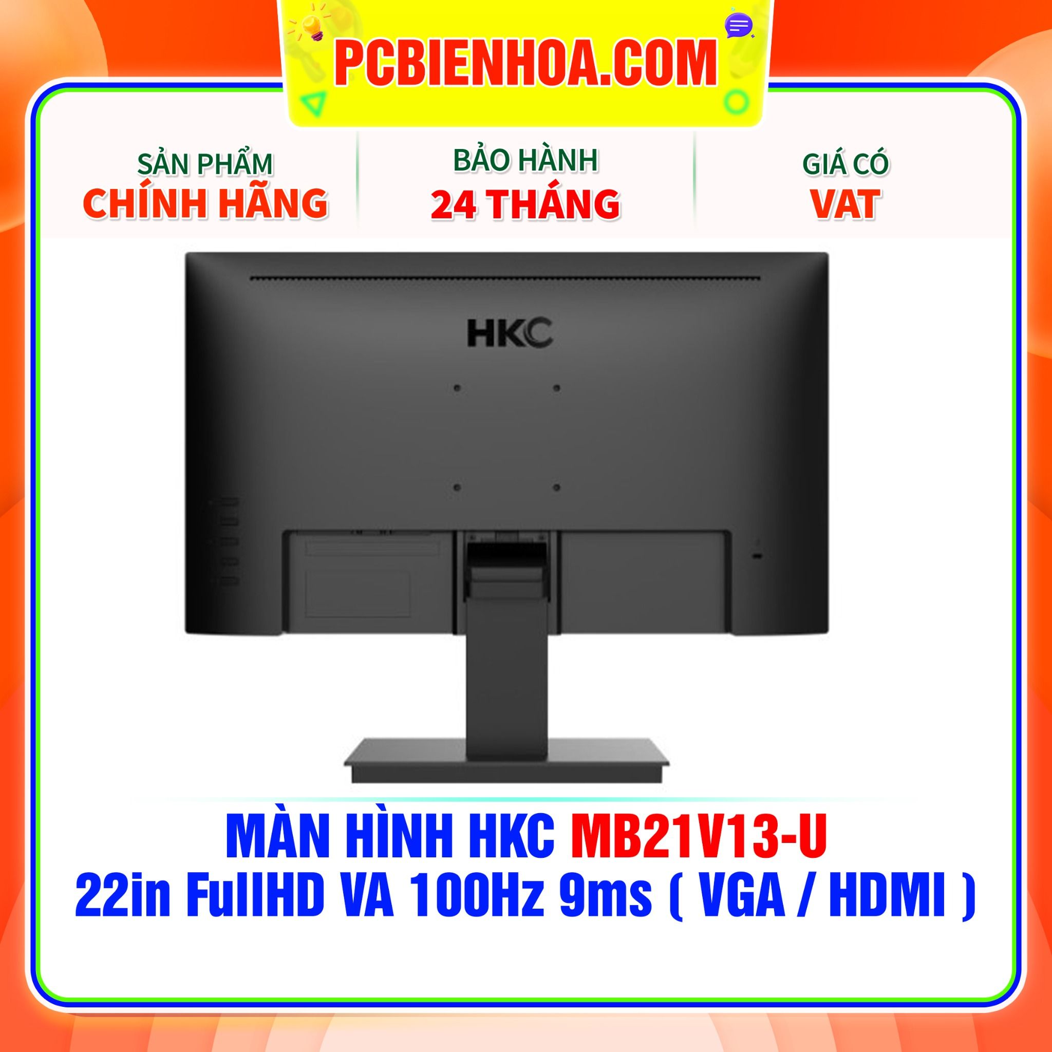  MÀN HÌNH HKC MB21V13-U 22in FullHD VA 100Hz 9ms ( VGA / HDMI ) 