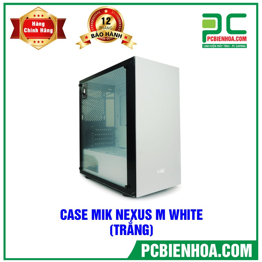 Case máy tính MIK Nexus M WHITE ( Màu Trắng ) ( MID TOWER )