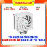  TẢN NHIỆT KHÍ CPU DEEPCOOL AK400 DIGITAL WH MÀU TRẮNG - LED ARGB ( HỖ TRỢ SOCKET LGA1700 / AM5 ) 