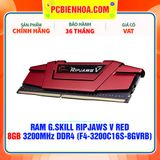  RAM G.SKILL RIPJAWS V RED 8GB 3200MHz DDR4 ( F4-3200C16S-8GVRB ) 