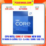  CPU INTEL CORE i7 13700K NEW BOX ( 16 NHÂN 24 LUỒNG / 2.5 - 5.4 GHz / 30MB / INTEL® UHD GRAPHICS 770 ) 