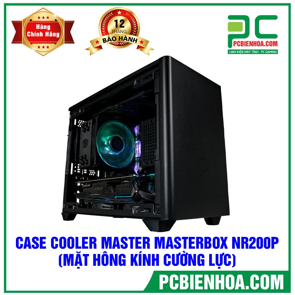 CASE COOLER MASTER MASTERBOX NR200P MINI ITX (BLACK) (MẶT KÍNH CƯỜNG LỰC) (LIÊN HỆ ĐẶT HÀNG)