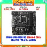  MAINBOARD MSI PRO B760M-P DDR4 ( LGA1700 / m-ATX / 4xDDR4 ) 