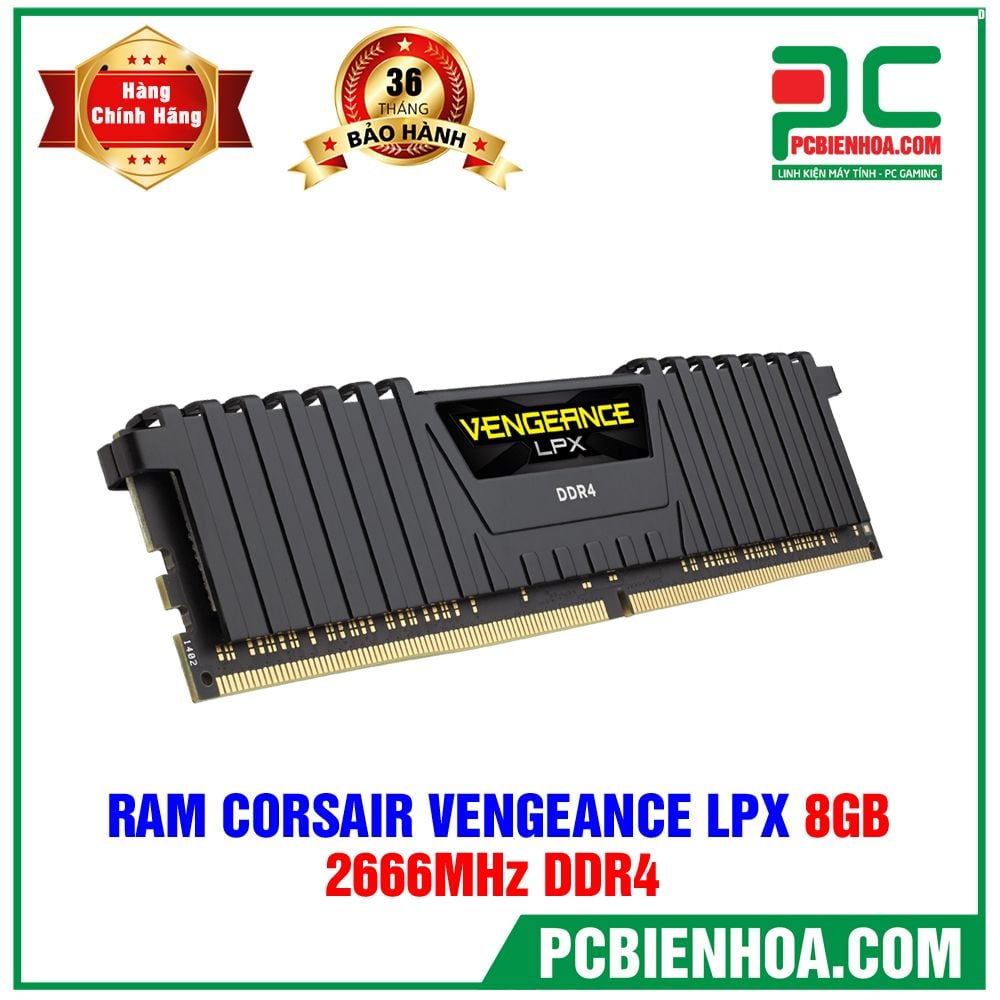 RAM Corsair Vengeance® LPX 8GB 2666MHz DDR4