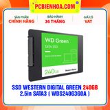  SSD WESTERN DIGITAL GREEN 240GB - 2.5in SATA3 ( WDS240G3G0A ) 