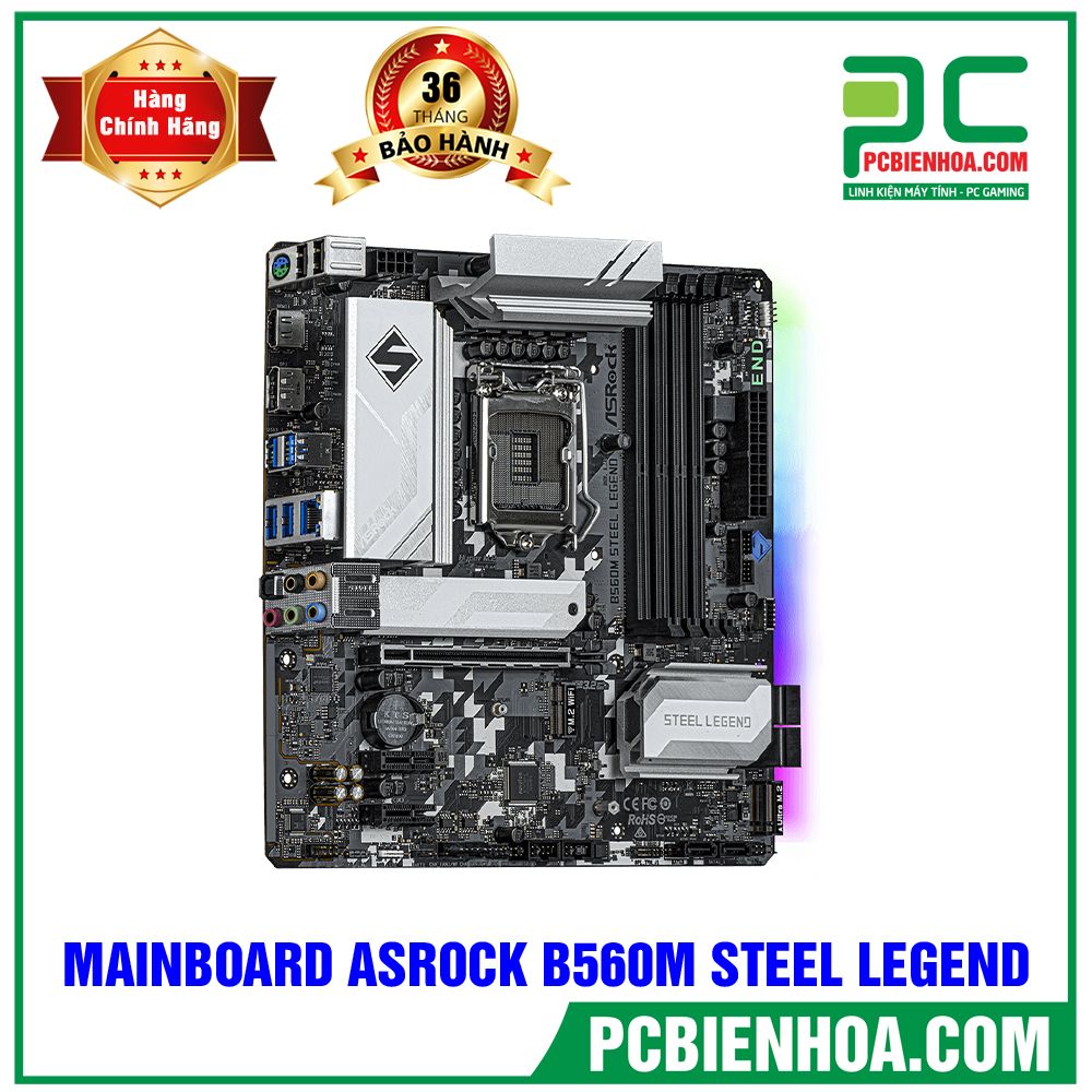 Mainboard ASROCK B560M Steel Legend ( LGA1200 / M-ATX / 4xDDR4 )