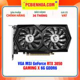  VGA MSI GeForce RTX 3050 GAMING X 6G GDDR6 