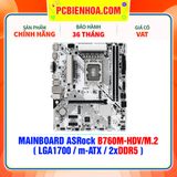  DDR5 - MAINBOARD ASRock B760M-HDV/M.2 ( LGA1700 / M-ATX / 2xDDR5 ) 