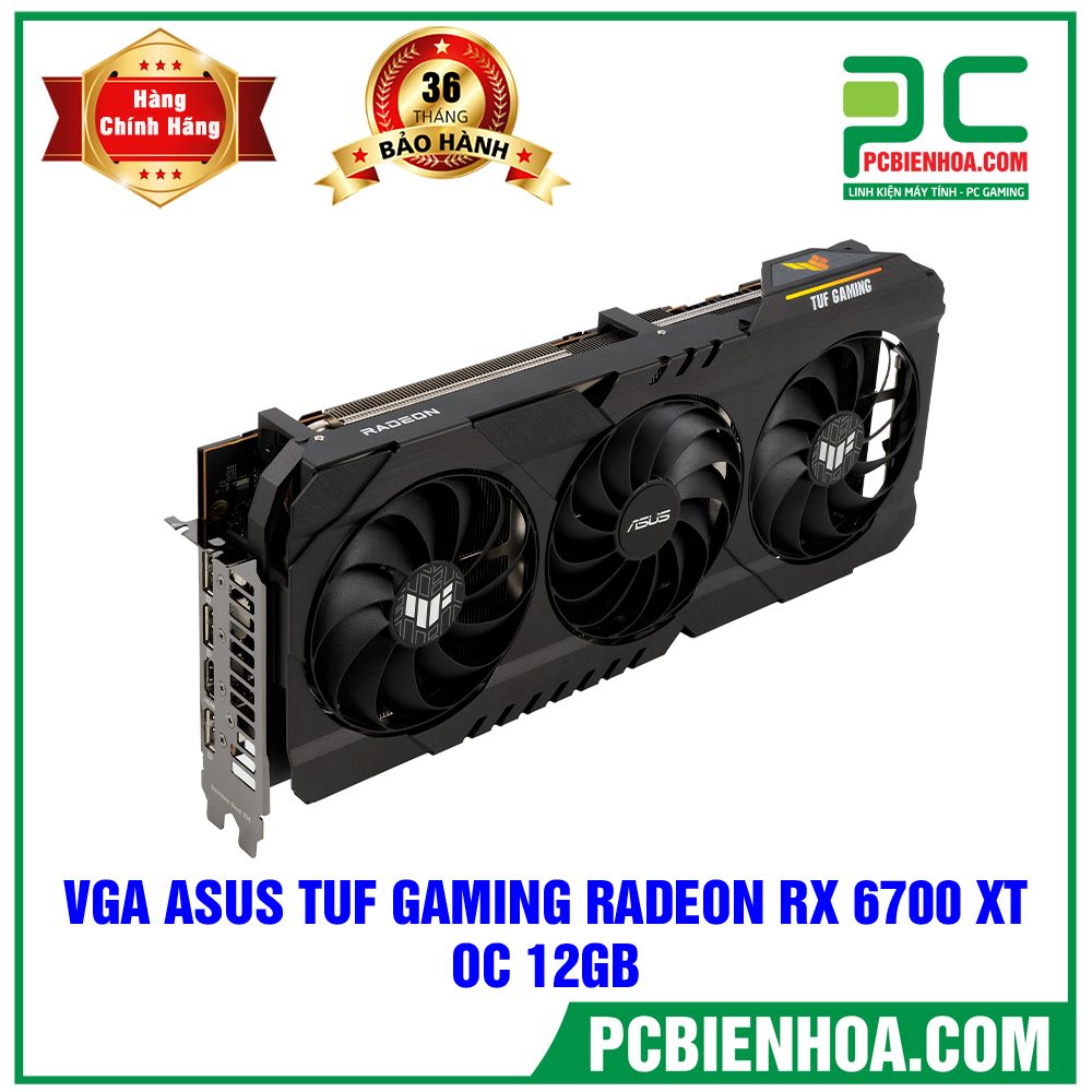 VGA ASUS TUF GAMING RADEON RX 6700 XT OC 12GB (CÓ BÁN LẺ)