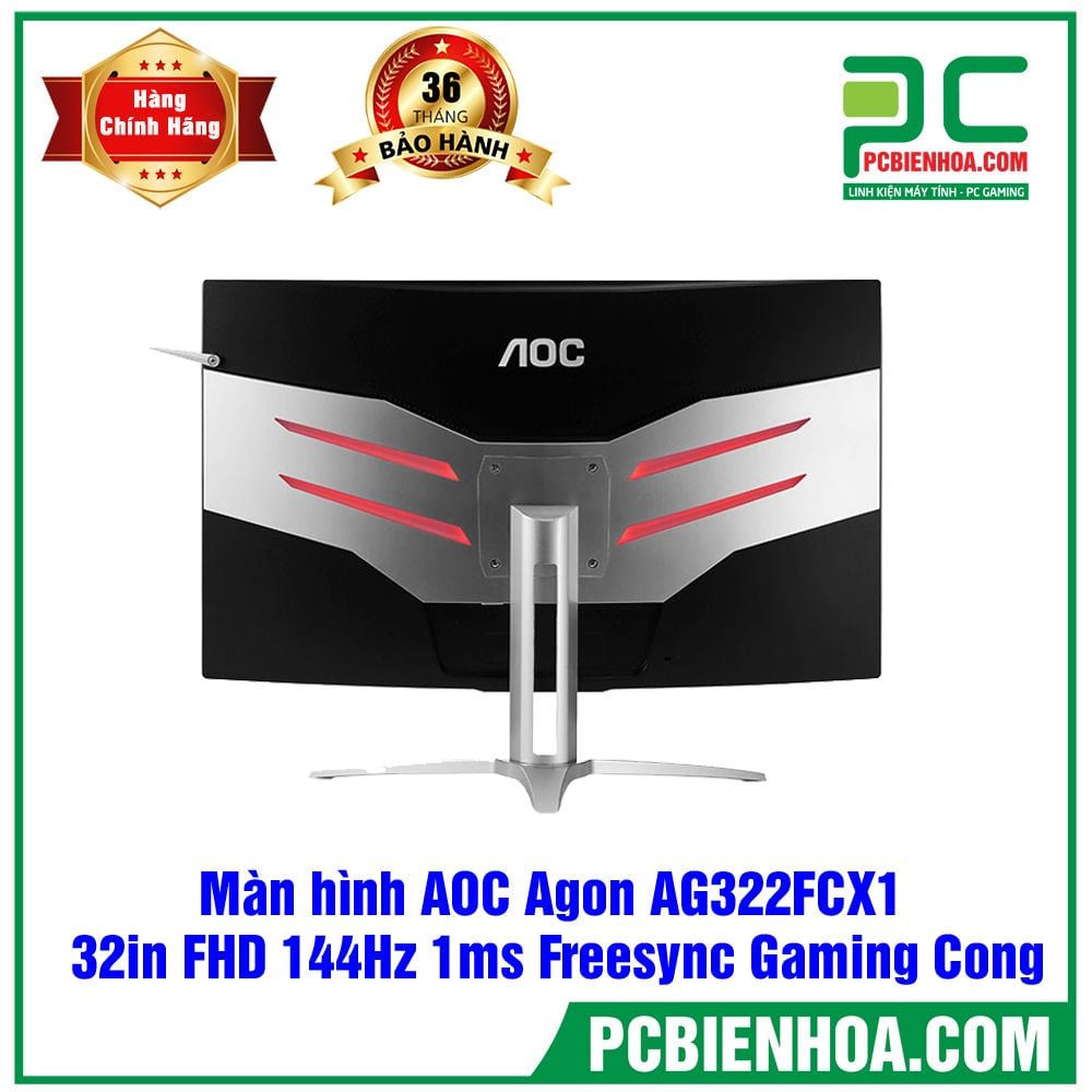 Màn hình Cong AOC Agon AG322FCX1 32in FHD 144Hz 1ms Freesync Gaming