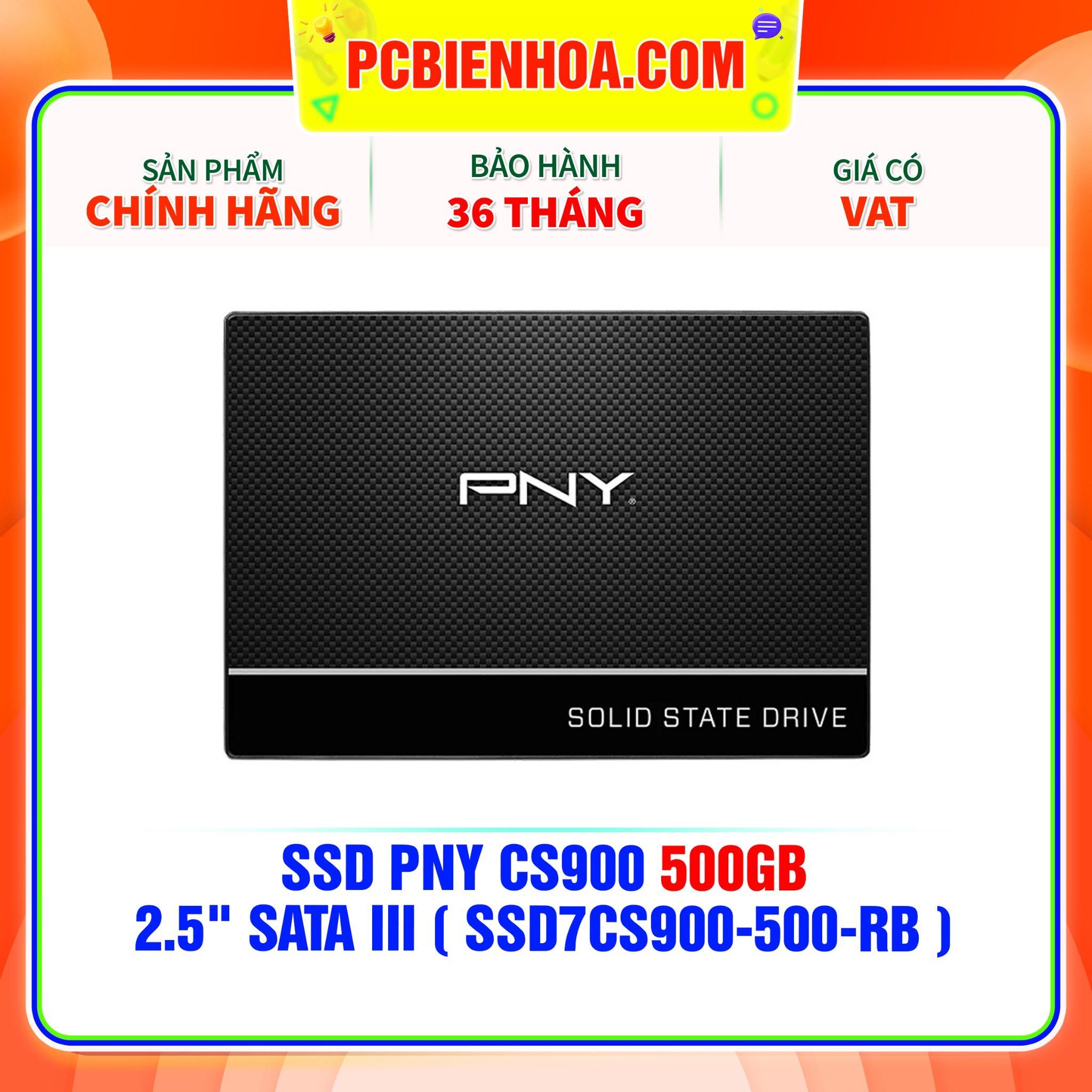  SSD PNY CS900 500GB - 2.5