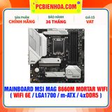  DDR5 - MAINBOARD MSI MAG B660M MORTAR WIFI  ( WiFi 6E / LGA1700 / m-ATX / 4xDDR5 ) 