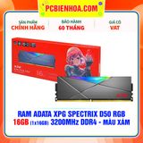  RAM ADATA XPG SPECTRIX D50 RGB - 16GB (1x16GB) 3200MHz DDR4 - MÀU XÁM 